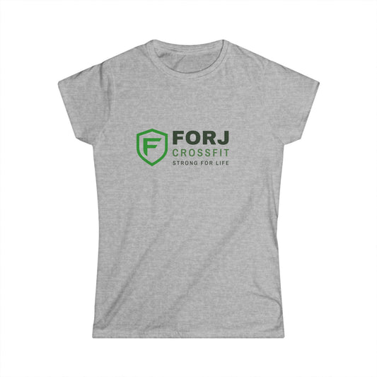 Forj CrossFit Women's Tee — 'Forj CrossFit: Strong For Life' Workout Shirt