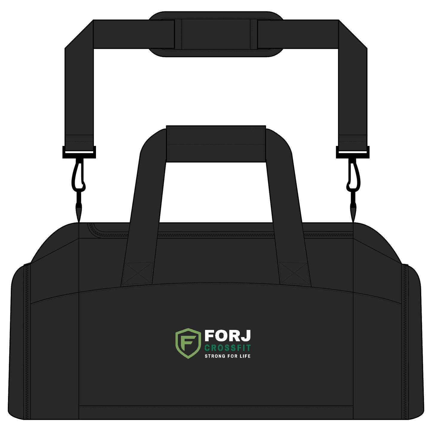 FORJ CrossFit Gym Duffel Bag — Durable Workout Gear Bag