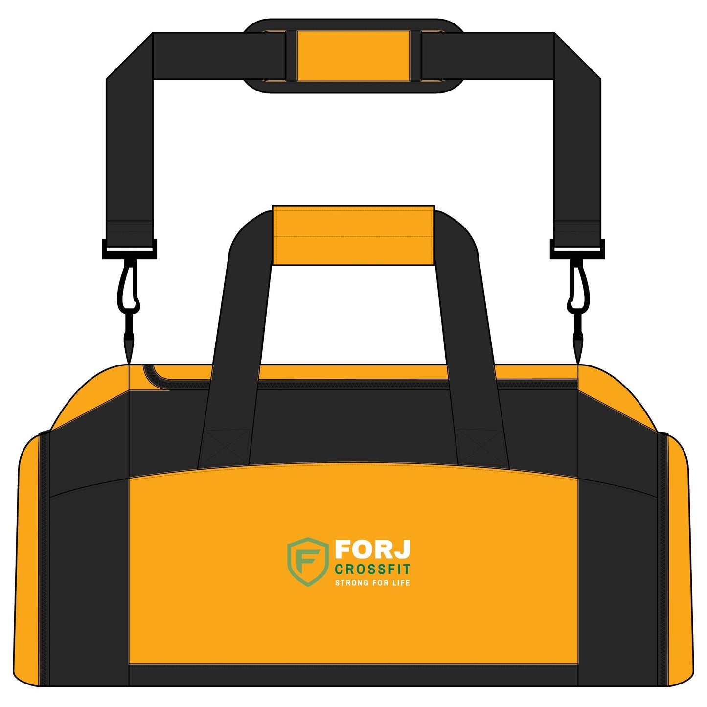FORJ CrossFit Gym Duffel Bag — Durable Workout Gear Bag