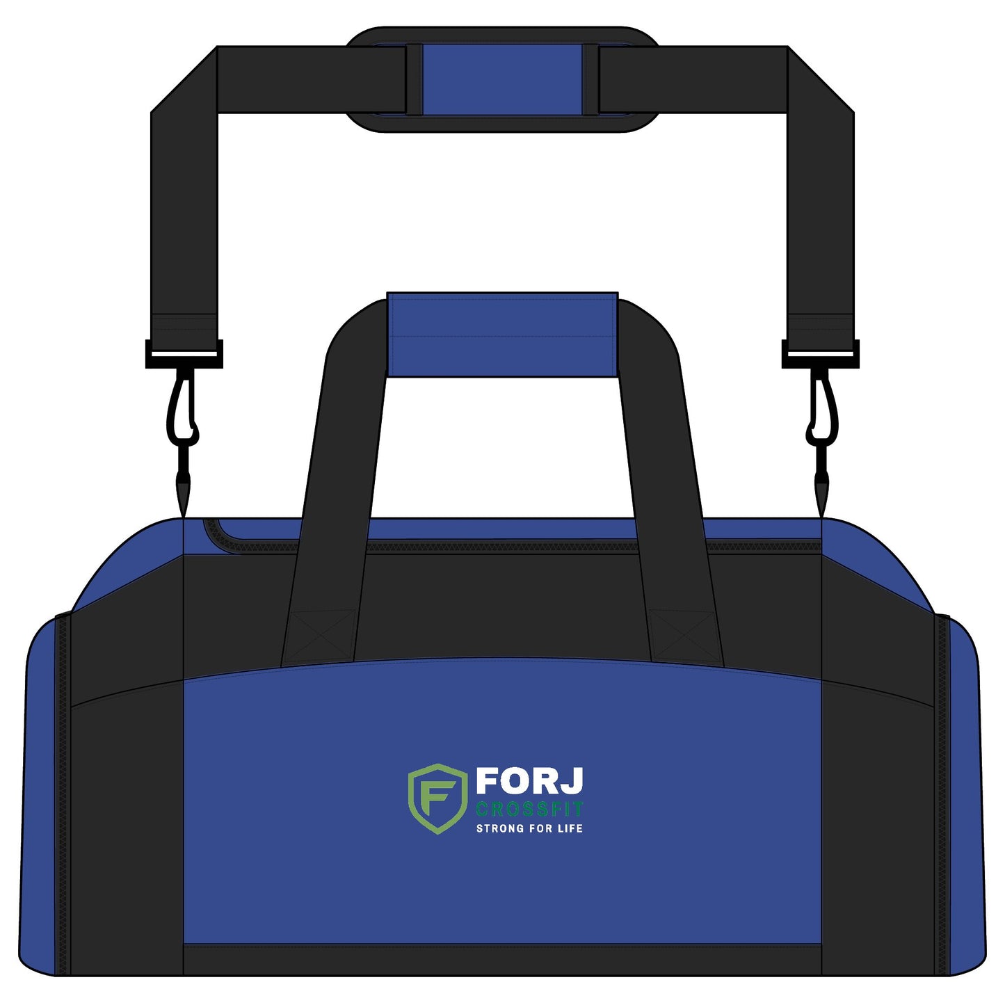 FORJ CrossFit Gym Duffel Bag — Durable Workout Gear Bag