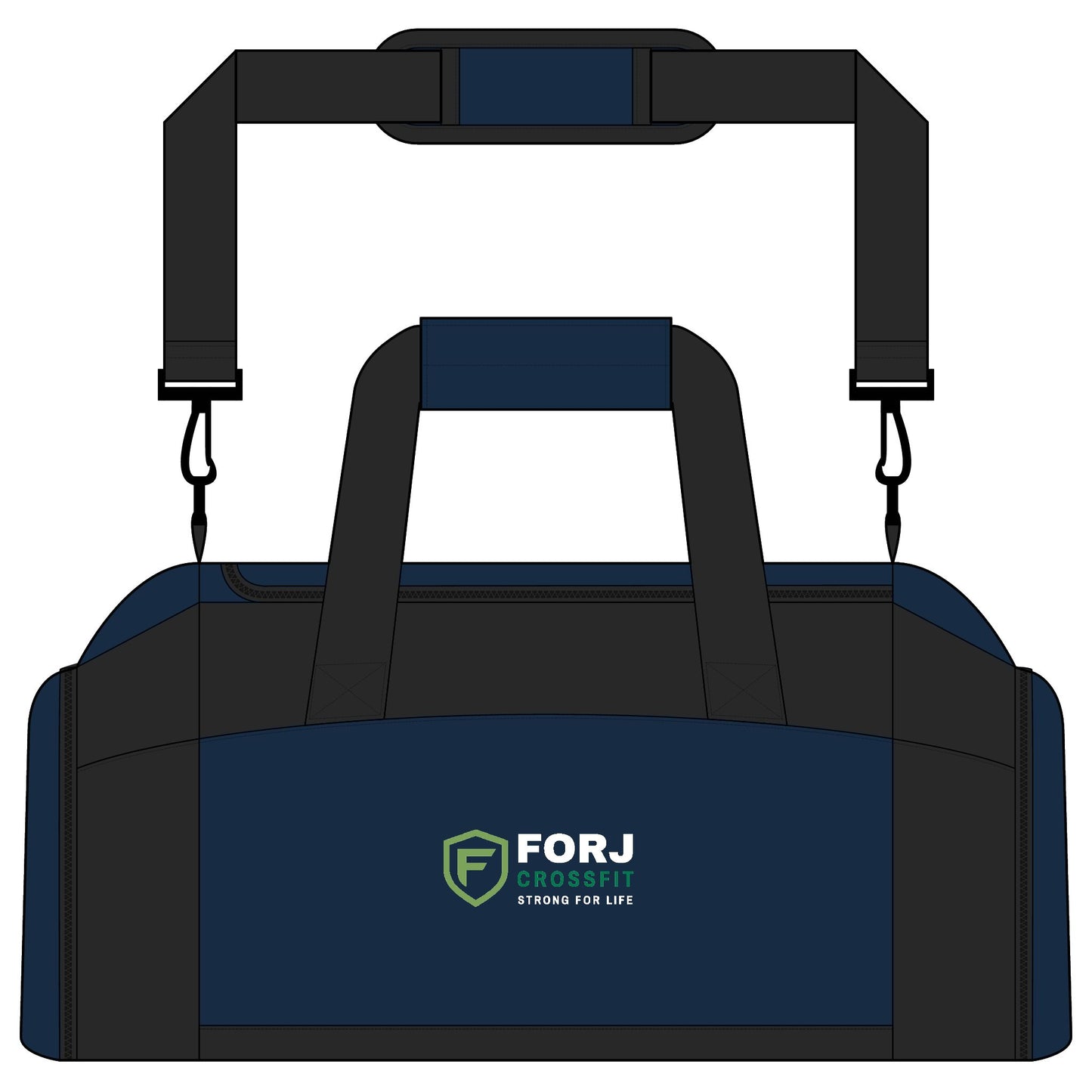FORJ CrossFit Gym Duffel Bag — Durable Workout Gear Bag